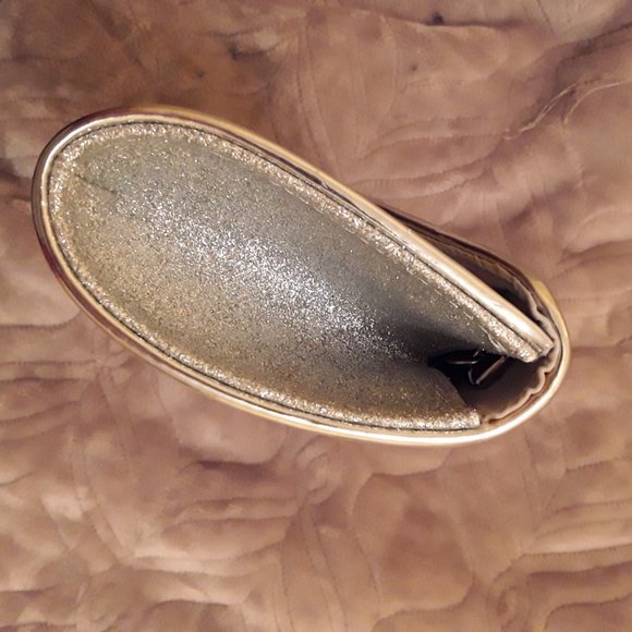 Silver Sparkle Prom Clutch - Picture 3 of 4